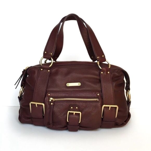 Michael Kors Burgundy Brown Satchel - Picture 1 of 9